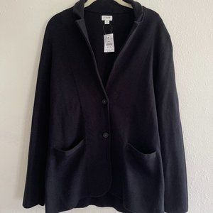 JCREW Factory Sweater Blazer in Black